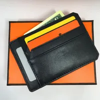 Titular de la tarjeta de cr￩dito RFID Billetera de conducci￳n de lujo Luxury Genuine Leather Slim Bank Id Card Fashion Business Men Bolsebol Bag Pouc220q