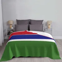 Decken Gesichtsflagge von Gambia Design Eine verkaufte maßgefertigte Druckflanellflanelle Mascherina pro il viso bandiera