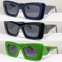 Дизайнер бренда Мужчина солнцезащитные очки круассанты стереоскопические трещины Opr 13ZS Винтажные дамы символизируют подпись нерегулярные квадратные солнцезащитные очки.