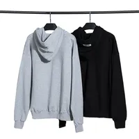 Essentials Hoodies Hooded Mens Fear of God Fashion Brand Essentials Chest Slogan Letter Double Line Basic Sweater High 버전