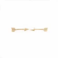 최신 요소 Arrow Studs Earrings Gold Silver Stud Earring for Women Wholesale