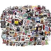 100pcs halloween horror stickers Pack for Laptop Skateboard Motorcycle Decals