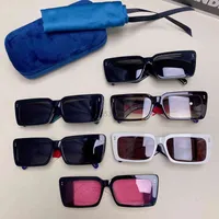 Sunglasses Small Square Extra Wide Acetate Temples Women Men Retro Featured Stitching Colors Outdoor Shade Sun Glasses 0543