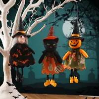 Halloween Toys kleiner Hang -Stück Ghost Festival Kürbis Ghost Hexenspielzeug Horror Anhänger Trick Anhänger