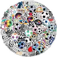 100 st/set World Cup Football Stickers Party Favor Cartoon Trunk Notebook Water Cup Sticker Decorative Fans Gift 8WQ Q2