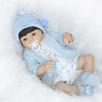 Bambola morbida rinata in silicone baby bambola realistica rinata 22 pollici vinil boneca bebe rorn baby bambola per ragazze che vende311y