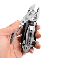 Pocket Multool Pense Multitul Bıçak Tornavida Set Mini Ayarlanabilir Anahtar Çok Fonksiyonlu Pense Yürüyüş Kamp Aracı Y2003213H
