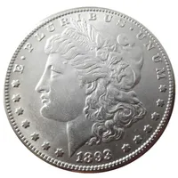% 90 Gümüş ABD 1893-P-S-CC-O Morgan Dolar Craft Copy Metal Metal Ölümleri Üretim271k