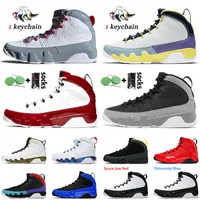 Chaussures 2022 New Fashion Mens Jumpman 9 Fire Red 9s Basketball Changement The World Particle Grey University Gold Racer bleu blanc rose