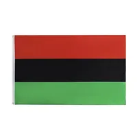 Black Lives Matter Afro American Pan African Flag Высококачественный розничный розничный завод Whole 3x5fts 90x150cm Canvas Head с M327M