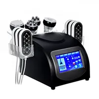 Новейшие 6 в 1 ультразвуковая машина для поглашения RF Lipo Laser Pads 40K Ультразвуковая кавитация потеря веса вакуумная кавитация система кавитации