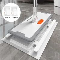 Joybos Entsorgung Mop Hand Magic Haushalt Holzboden mit wiederverwendbaren Mikrofaser -Pads Lazy Home Putzung 211102223m