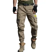 Pantaloni da uomo estate di carico casual uomini jogger tattici militari di colori multi -tasca di colori tascabili pantalones cortos 220830