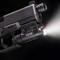 XC2 Laser Light Compact Pistol ficklampa med Red Dot Laser226J