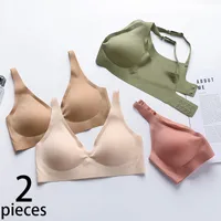 Bras Women Silicone Push Up Backless Strapless Bra Self Adhesive