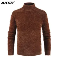 Men's Sweaters Turtleneck Knitted Sweater Cashmere Wool Winter Men 2022 Pullover Man Swetry Pull Col Roul Homme11962