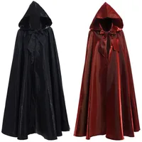 Costume a tema Halloween Party Cosplay Woman uomini adulti Hero Hero Witchcraft Hood Hood What Red Medieval 220830