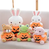 Halloween Plush Toy Pumpkin Animal Soft Toys Decorations 25cm