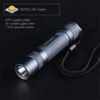 Flashlights Torches Convoy S2 Luminus SST20 DTP Copper Plate Arcoated Glass Lens 7135 Biscotti 펌웨어 18650 손전등 토치 220829