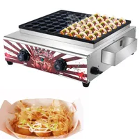 Takoyaki Machine Elektrische bakpannen Non Stick Pot Visbal Oven Single Board Octopus Commercial209v