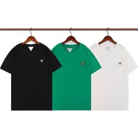 디자이너 T 셔츠 BV의 고급 BOTTEGA VEN 22 초기 및 새로운 전면 짠 삼각형 목 티셔츠 남성 여성면 짧은 소매 느슨한 풀오스