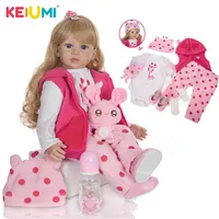 Keiumi 24 pouces beaux poupées de bébé renais