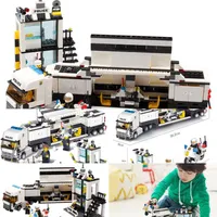 Station Model Bouwblokspeelgoed Compatibel met 511pcs Legoiverends DIY Opleidend kinderen Kerstcadeaus2021227i