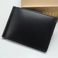Men&#039;s credit card holder genuine leather cash clip business card holder M wallet birthday gift244J