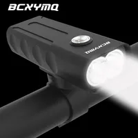 Lumière à vélo de haute capacité 1000 lume Lumière intégrée dans la batterie USB accessoires rechargeables en métal.