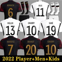 2022 Niemcy koszulki piłkarskie Sane Hummels Kroos Werner Muller Niezarniste koszulka piłkarska Gada Gnabry Reus Musiala 23 23 Mężczyzn Kit Kit Kam Kobiet Mundur