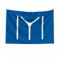 Кайя флаг IYI флаг 3x5 футов 90x150см двойной строчки 100D Полиэфир подарок на открытом воздухе на открытом воздухе.