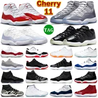 Jumpman 11 Chaussures de basket-ball Hommes 11s Cherry Cool Grey Bred Concord Jubilee Legend Blue Low 72-10 Pure Violet Mens Femmes Outdoor Trainers
