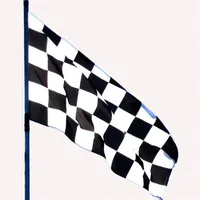 Benutzerdefiniertes Checker -Flag 3x5 ft hohe Qualität 90x150 cm Polyetser -Druck fliegender Hang -Checker Flag 5x3 FT335R