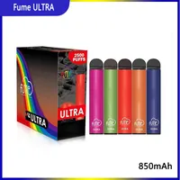 Fumed ULTRA 2500Puffs Pre-Filled e cigarettes Disposable Vape Pen 6ml and 9ml Electronic cig Kit 850mAh Battery high quality vapors vs Infinity