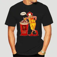 Camicie da uomo It clown Pennywise McDonalds Extra galleggia mashup horror camicia per adulti spaventosa