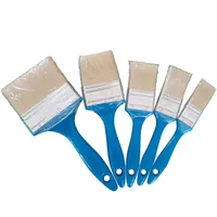 Blue 4 PCS Paint Brush Caws Craits Set Set Professional Tools с обработанной пластиковой ручкой для Diy Home Fences Wans Deck и настенной отделкой