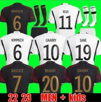 2022 Maglie da calcio Germanys Hummels Kroos Werner Muller Boys Set Shirt TOTZE SANEA KHEDIRA REUS GERMAN 22 23 uomini KID KID KIT DONNA FIGLIO VERSOIN VERSOIN