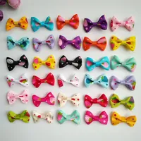 100pcs lot 1 4Inch Small Hair Bows Baby Girls kids Hair Clips Barrettes hairpins For Girl Teens Kids Babies Toddlers2602