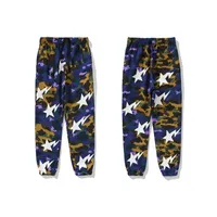 Pantalones de camuflaje de hombres Camones Cardigan Sweater Chaqueta Hip Hop Hop Hop Swear Streetwear pantalones S-3XL PT2207