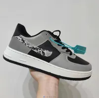 snake gray reflections force 1 Skateboard Shoes One Sail Low Canvas Shoe 3M Reflective Women Mens Designer Forces Trainer Sports Sneaker Bowling DJ6033-001