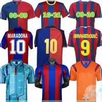 Fu￟ball -Sets/Tracksuits Retro Barcelona Soccer Trikots Barca 96 97 07 08 09 10 11 Xavi Ronaldinho L94Q#