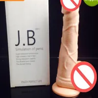Top Fake Penis Silicone Dildo Realistic Dildo Waterproof Sex Toys for Women Artificial Larger Anal Dildo Silicone Soft Penis251j