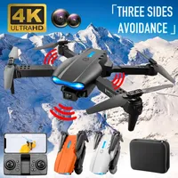 E99 Pro K3 RC Mini Drone 4K 1080p 720p Dual HD -камера Wi -Fi FPV Аэрофотосъемка с фольтокоптер складной квадрокоптер Toys E99Pro