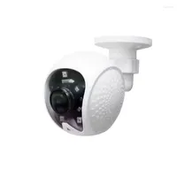 Camcorders 2MP 1080P Shine Light Alarm IP Camera Human Tracking CCTV 120 Degree Panoramic View