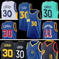 Stephen Curry 30 Basketbol Formaları Klay Thompson 11 James Wiseman 33 2022 2023 Erkek Gençlik Forması