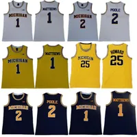 NCAA Michigan Basketball Wolverines 5 Jalen Rose Jerseys Chris Webber 4 Juwan Howard 25 1 Charles Matthews 2 J.