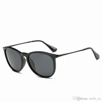 نظارات شمسية خمر جديدة الرجال مصمم نساء Erikas Mirror UV400 ظلال القيادة العلامة