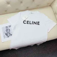 Camiseta do homem 2022 do novo wang o mesmo estilo letra letra redonda de cola curta de manga curta para homens e mulheres camisa de luxo de marca clássica