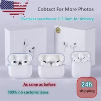 Pour AirPods Pro Headphone Accessories Protective Cover Apple Airpod 3 Bluetooth Casice Set White PC Hard Shell Elecphones Protecter
