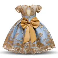 2021 Girls Dress Elegant New Year Princess Children Dress Abito da sposa abiti per bambini Abiti per le ragazze Abito di compleanno Vestitido We300n
